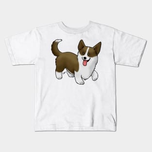 Dog - Cartdigan Welsh Corgi - Brown Kids T-Shirt